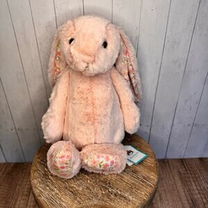 Jellycat Blossom Blush Bunny Cherry MEDIUM NEW!  Jellycat Bashful FAST SHIP